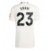 Maillot de foot Manchester United Luke Shaw #23 Troisième vêtements 2023-24 Manches Courtes